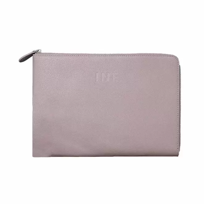 POCHETTE PERSONNALISÉE 'LAMI' - taupe