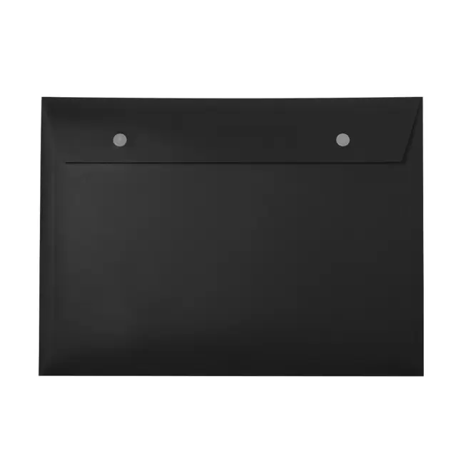 PORTE DOCUMENT PERSONNALISE 'PAPEROU' - noir