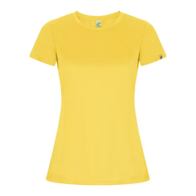 RAPIDE 4J - TEE-SHIRT FEMME PERSONNALISE 'LUDO' - jaune