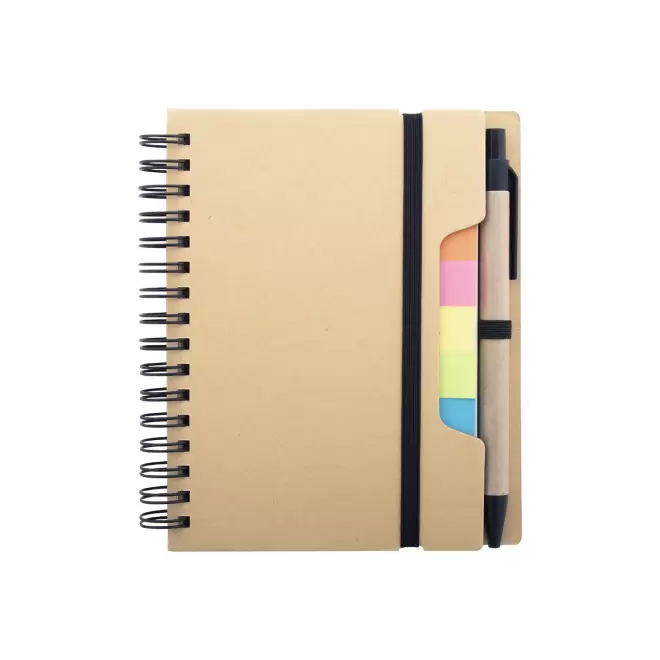 MINI BLOC-NOTES PUBLICITAIRE 'DEBORAH SPIRALE' - naturel