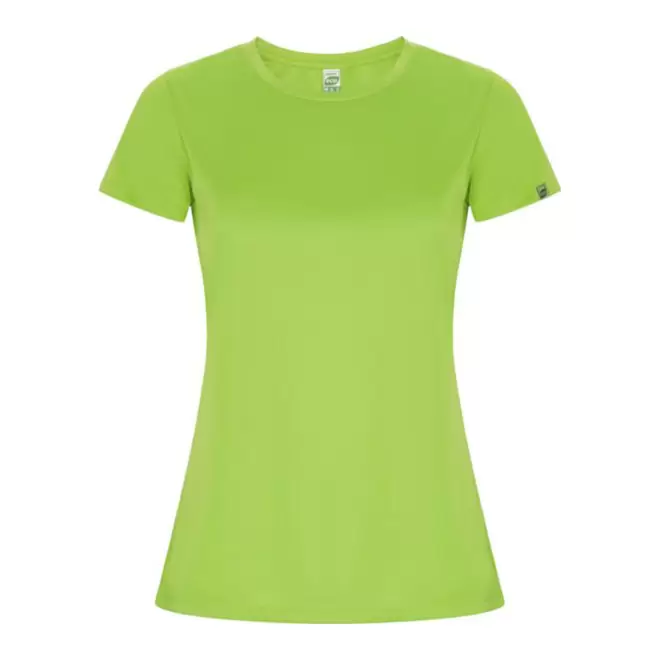 RAPIDE 4J - TEE-SHIRT FEMME PERSONNALISE 'LUDO' - citron vert