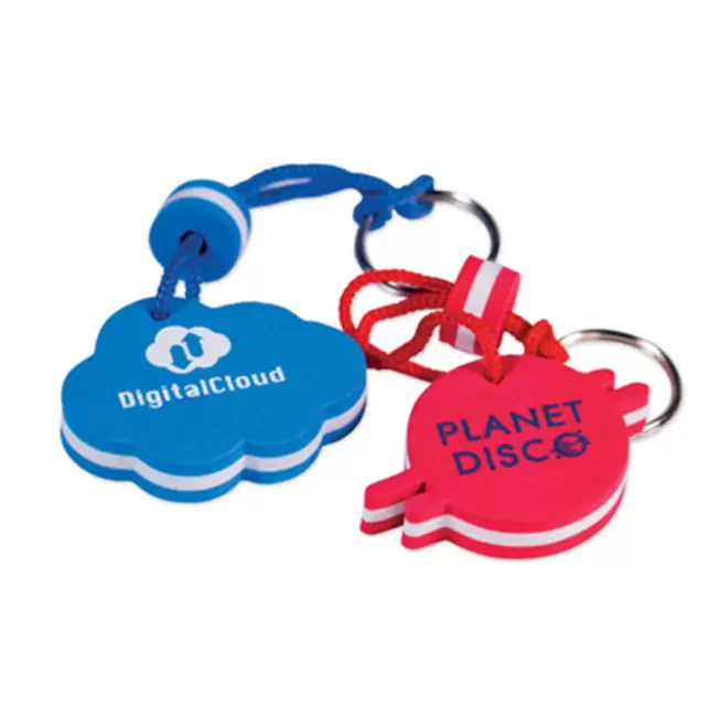 PORTE-CLÉS PERSONNALISÉ FLOTTANT 'FLOTTY' - à la forme