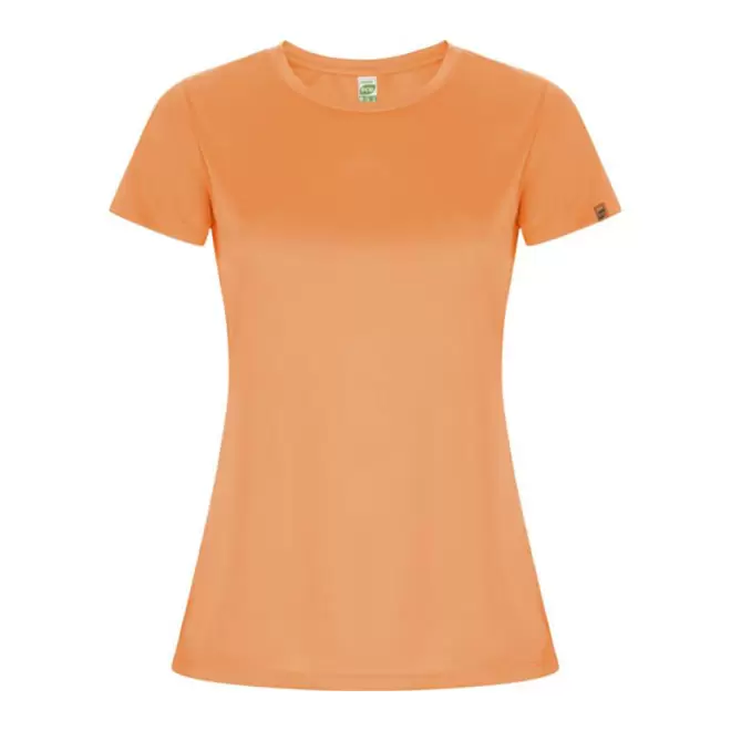 RAPIDE 4J - TEE-SHIRT FEMME PERSONNALISE 'LUDO' - orange fluo