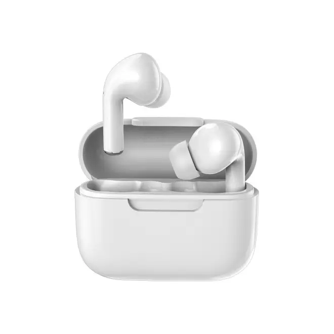 ÉCOUTEURS PERSONNALISABLE BLUETOOTH® AKASHI® 'NESA' - blanc