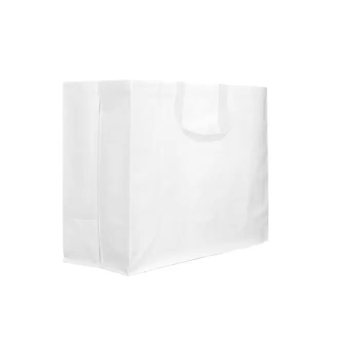 SAC PERSONNALISÉ DE SHOPPING PLIABLE 'LOFOTEN' - blanc