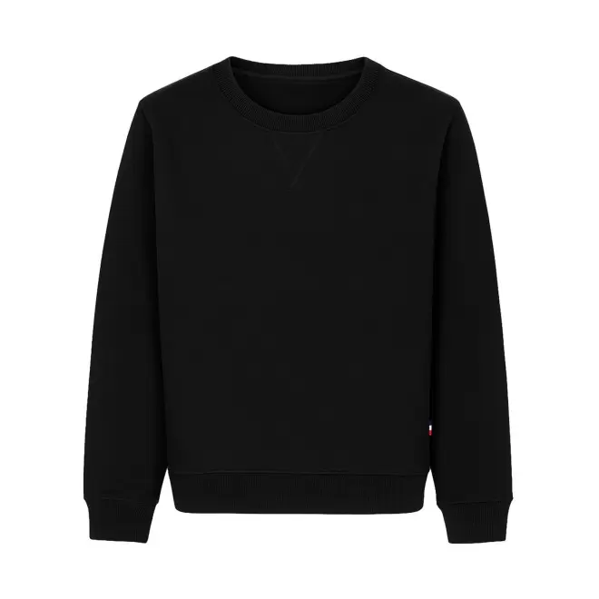 SWEAT-SHIRT COL ROND FRANCE PERSONNALISE 'DELEUZE' - noir