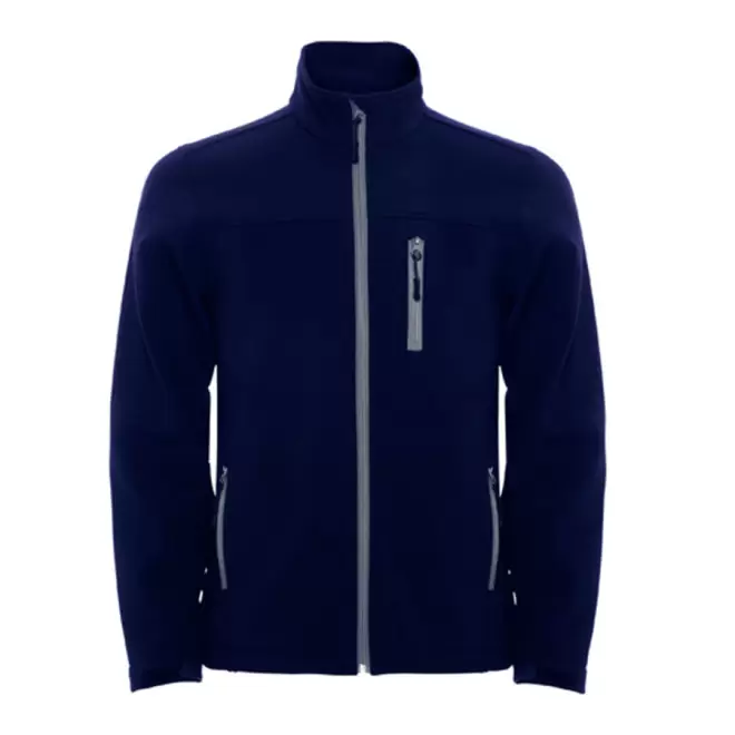 VESTE SOFTSHELL PERSONNALISABLE ENFANT 'ANTARDIDA' - marine