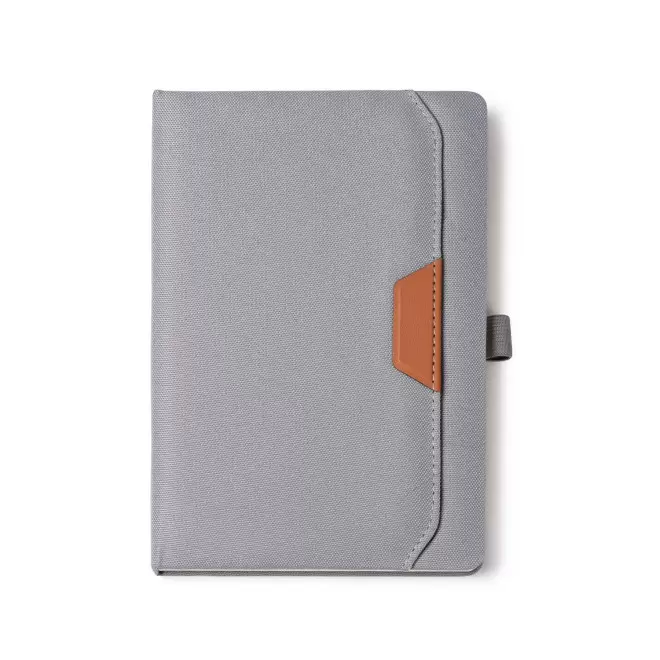 CARNET A5 PERSONNALISABLE 'BOBI CARNET' - gris