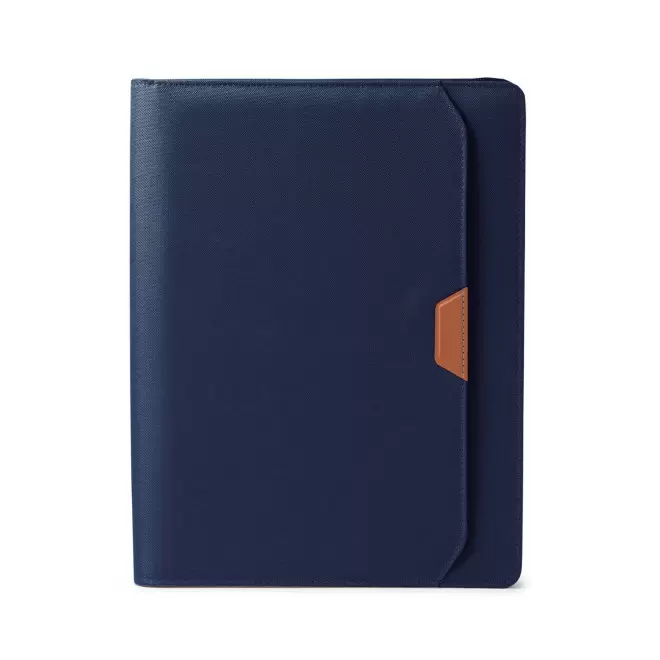 CONFERENCIER A4 PERSONNALISABLE RPET 'BOBI' - bleu royal