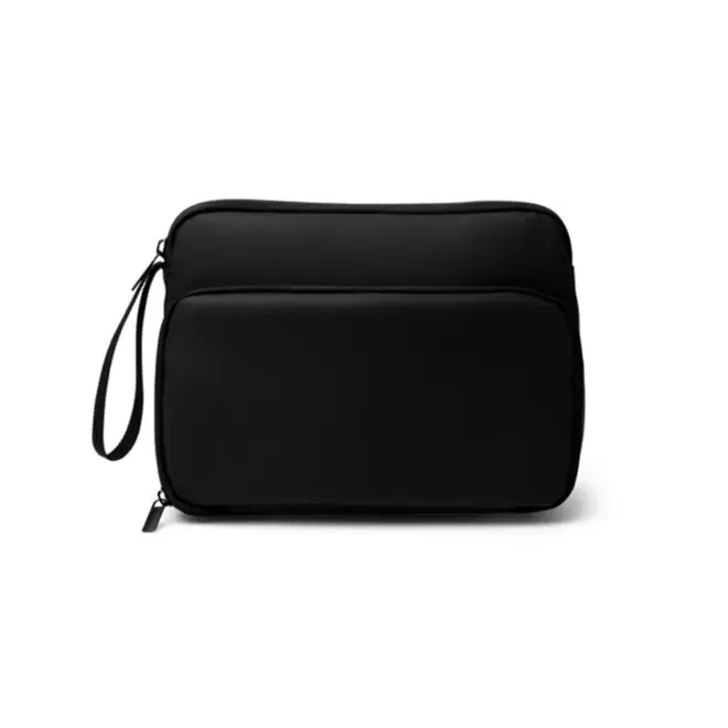 TROUSSE DE TOILETTE PERSONNALISABLE EN PU 'FILOZ' - noir