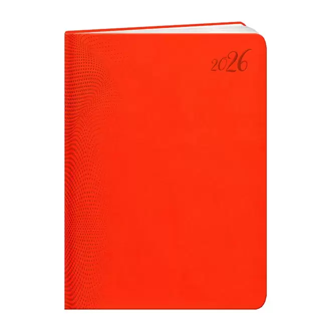 AGENDA PERSONNALISÉ 2026 PERSONNALISABLE 'PHARO' - rouge