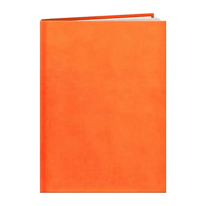 AGENDA DE POCHE 9,5x16,5 PERSONNALISABLE 'BUCKINGHAM' - orange