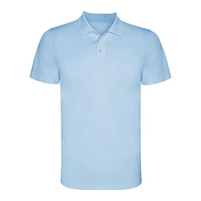 RAPIDE 4J - POLO SPORT HOMME PERSONNALISE 'MONZHA' - bleu ciel