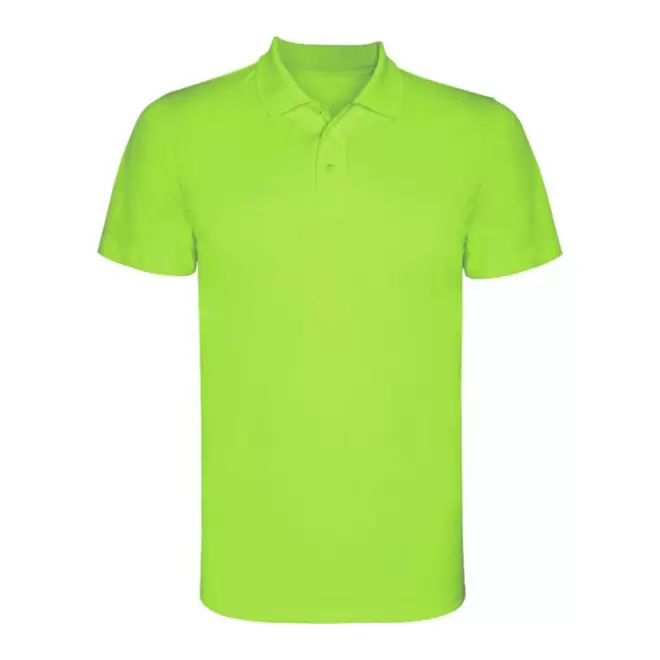 RAPIDE 4J - POLO SPORT HOMME PERSONNALISE 'MONZHA' - citron vert