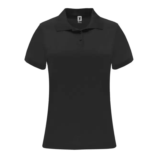 RAPIDE 4J - POLO SPORT FEMME PERSONNALISE 'MONZHA' - noir