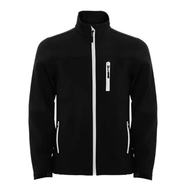 VESTE SOFTSHELL PERSONNALISABLE ENFANT 'ANTARDIDA' - noir