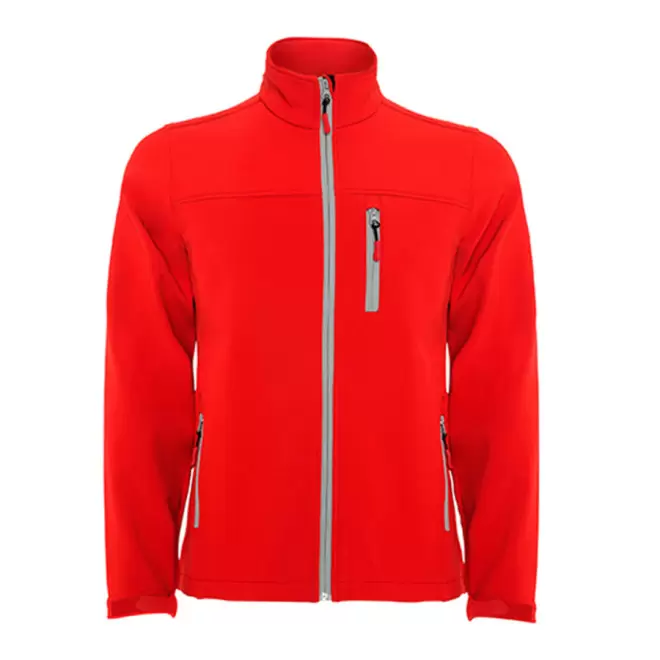 VESTE SOFTSHELL PERSONNALISABLE ENFANT 'ANTARDIDA' - rouge