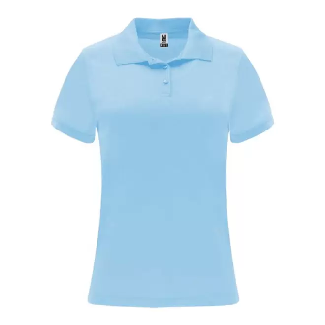 RAPIDE 4J - POLO SPORT FEMME PERSONNALISE 'MONZHA' - bleu ciel