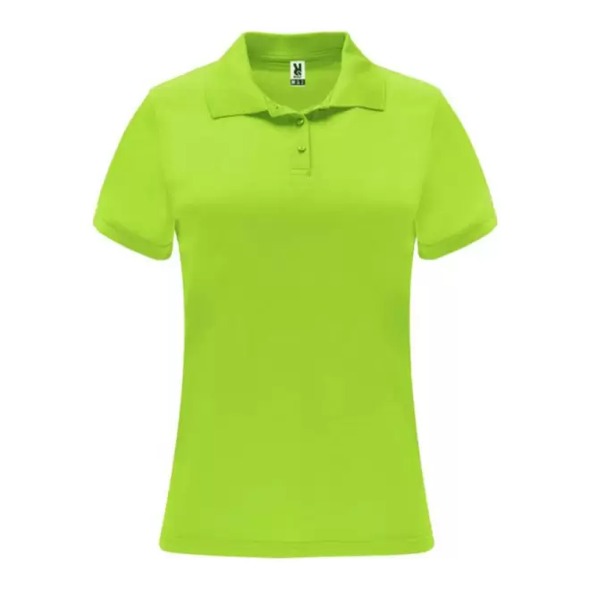 RAPIDE 4J - POLO SPORT FEMME PERSONNALISE 'MONZHA' - citron vert