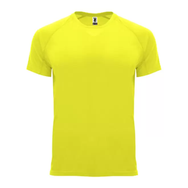 TEE SHIRT SPORT PUBLICITAIRE ENFANT 'ESPORTO' - jaune fluo