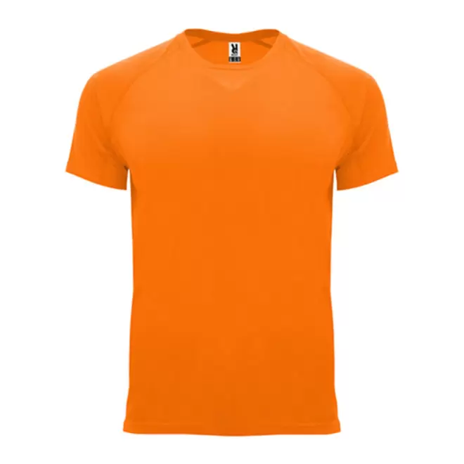 TEE SHIRT SPORT PUBLICITAIRE ENFANT 'ESPORTO' - orange fluo