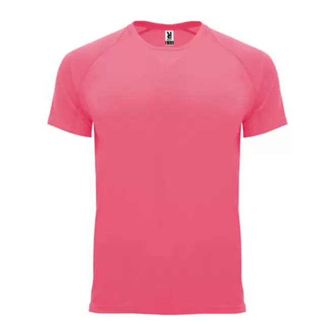 TEE SHIRT SPORT PUBLICITAIRE ENFANT 'ESPORTO' - rose fluo