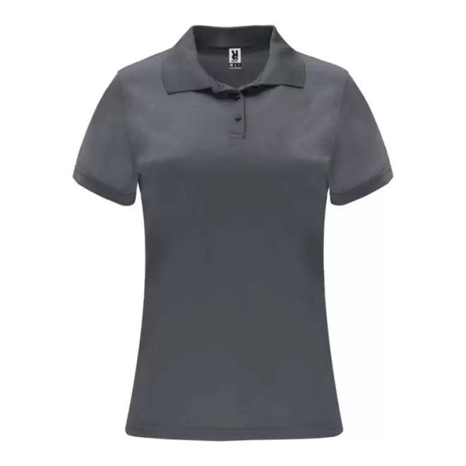 RAPIDE 4J - POLO SPORT FEMME PERSONNALISE 'MONZHA' - gris foncé