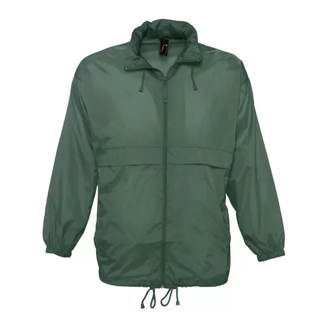 COUPE-VENT IMPERMEABLE MIXTE NON-DOUBLÉ 'SURF' - vert forêt