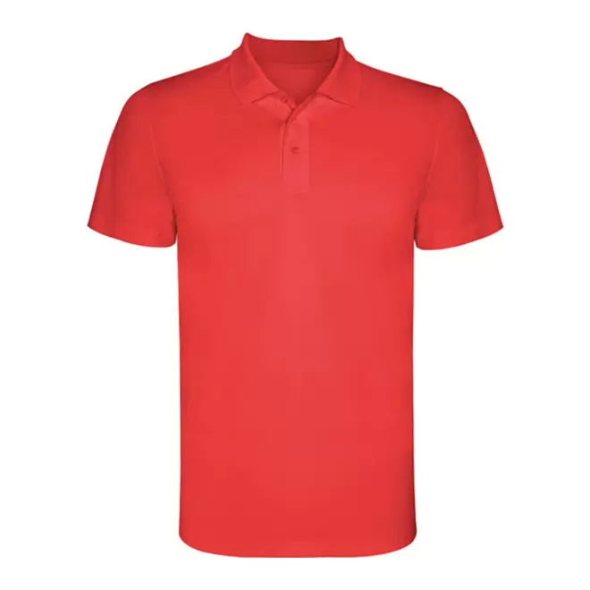 RAPIDE 4J - POLO SPORT ENFANT PERSONNALISE 'MONZHA' - rouge