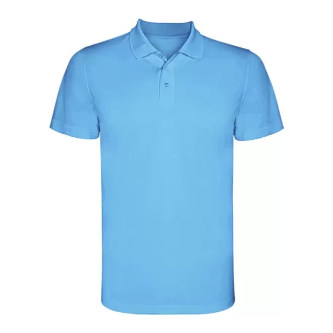 RAPIDE 4J - POLO SPORT ENFANT PERSONNALISE 'MONZHA' - bleu turquoise