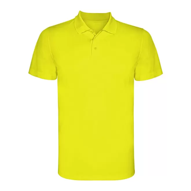 RAPIDE 4J - POLO SPORT ENFANT PERSONNALISE 'MONZHA' - jaune fluo