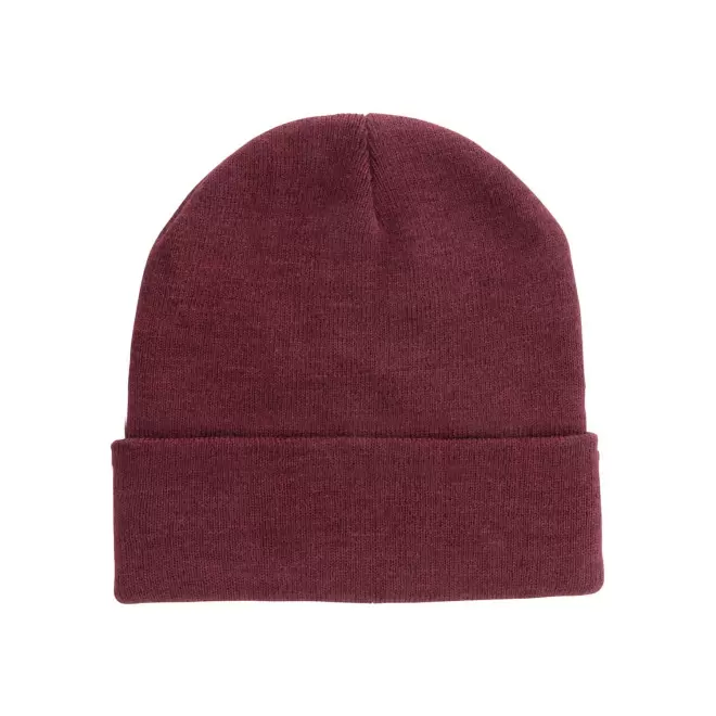 BONNET PERSONNALISÉ LAINE POLYLANA® 'BONETTE' - bordeaux