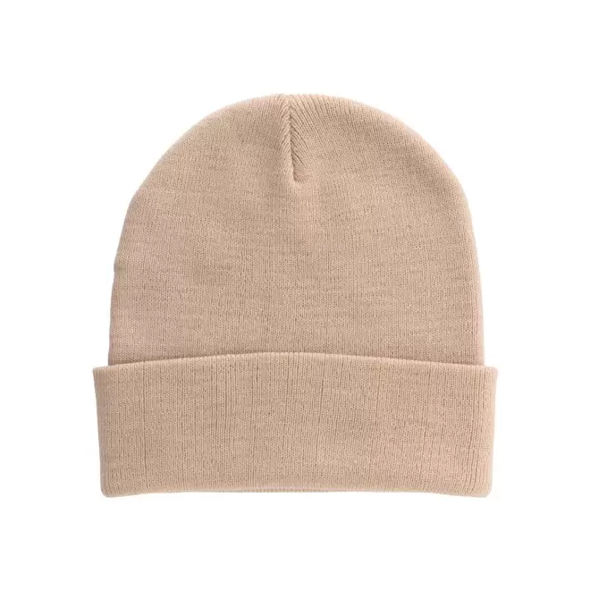 BONNET PERSONNALISÉ LAINE POLYLANA® 'BONETTE' - blanc cassé