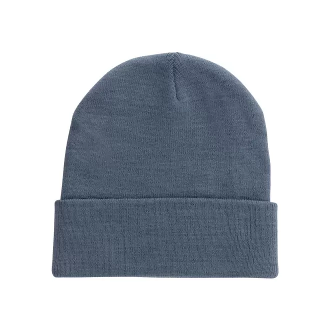 BONNET PERSONNALISÉ LAINE POLYLANA® 'BONETTE' - bleu gris