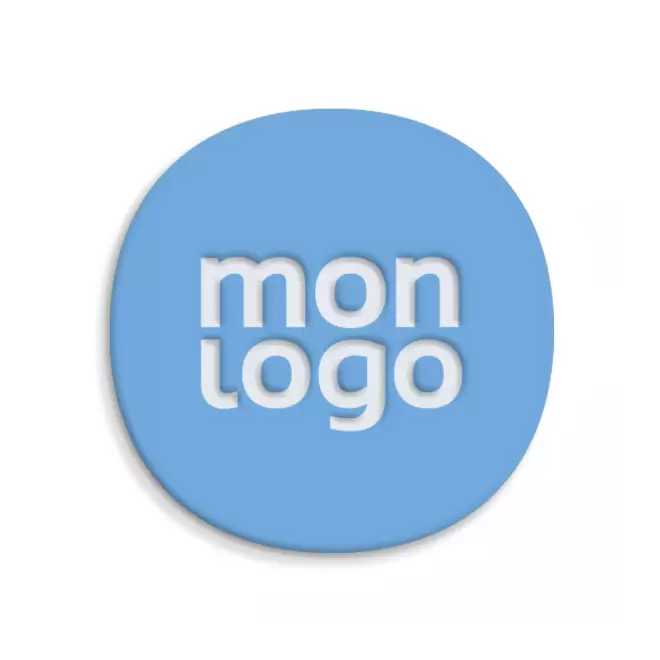 ECUSSON EN SILICONE 3D A COUDRE PERSONNALISABLE 'CRAT' - 5 x 5 cm