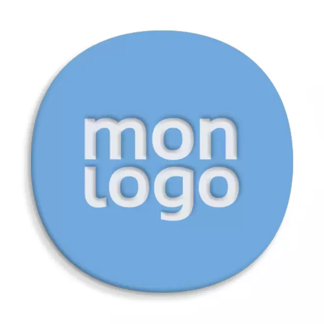 ECUSSON EN SILICONE 3D A COUDRE PERSONNALISABLE 'CRAT' - 9 x 9 cm