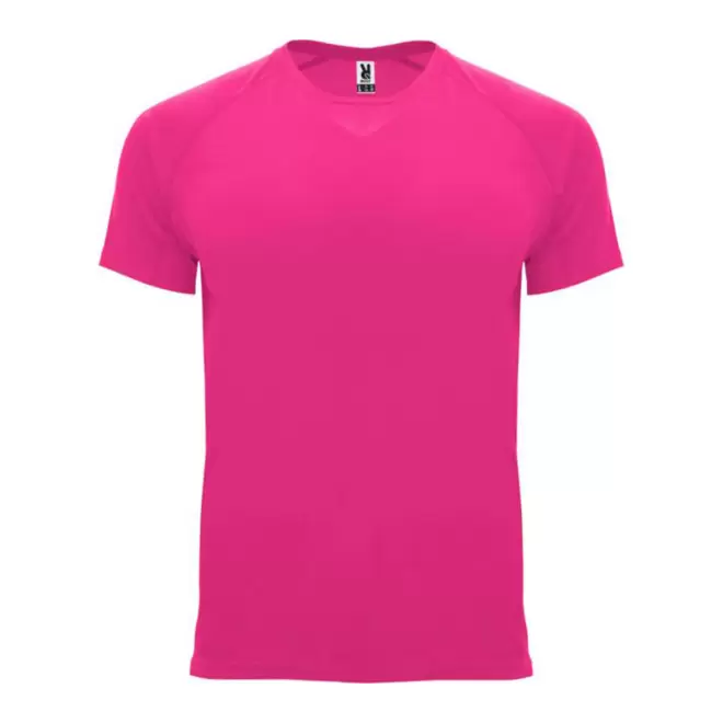 RAPIDE 4J - TEE-SHIRT ENFANT PERSONNALISE 'ESPORTO' - rose fluo