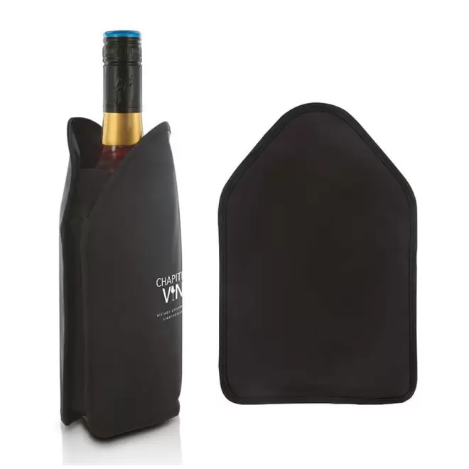 RAFRAISCHISSEUR DE BOUTEILLE PERSONNALISABLE 'LADO' - noir