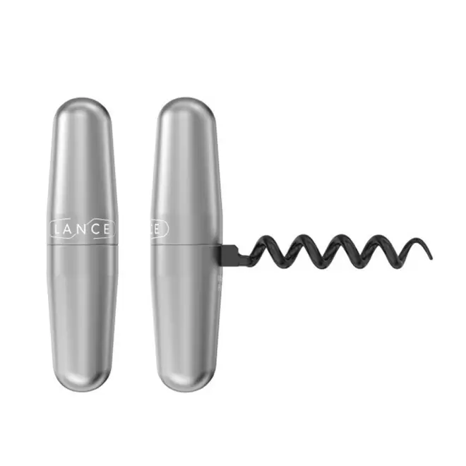 TIRE-BOUCHON PERSONNALISÉ LANCE® 'ELIX' - argenté