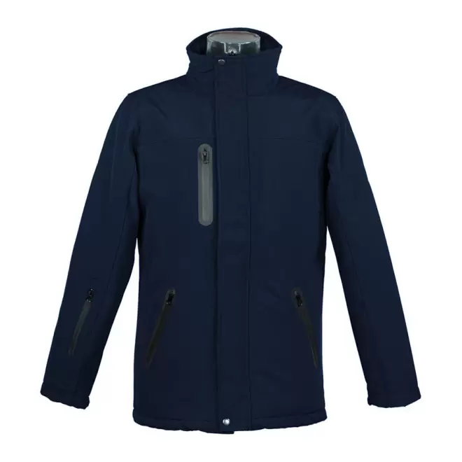 SOFTSHELL PERSONNALISABLE MIXTE MUSTHAGATA® 'MONTERO' - bleu marine