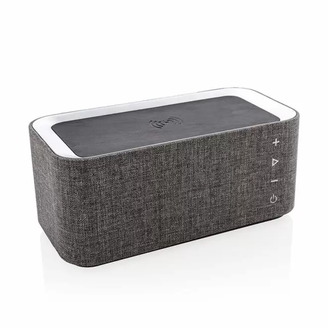 ENCEINTE PERSONNALISÉE AVEC INDUCTION 6W 'SURY' - gris