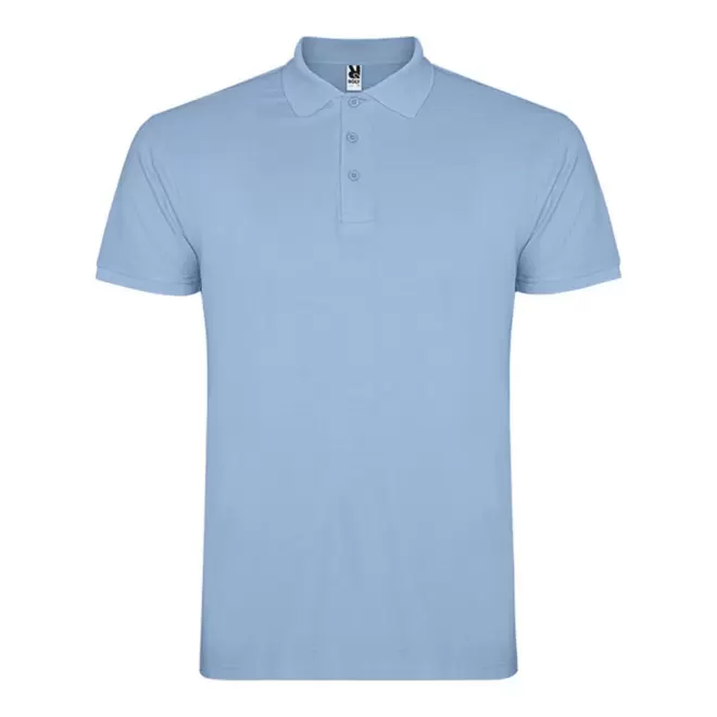 RAPIDE 4J - POLO ENFANT PERSONNALISABLE 'STARLO KIDS' - bleu ciel
