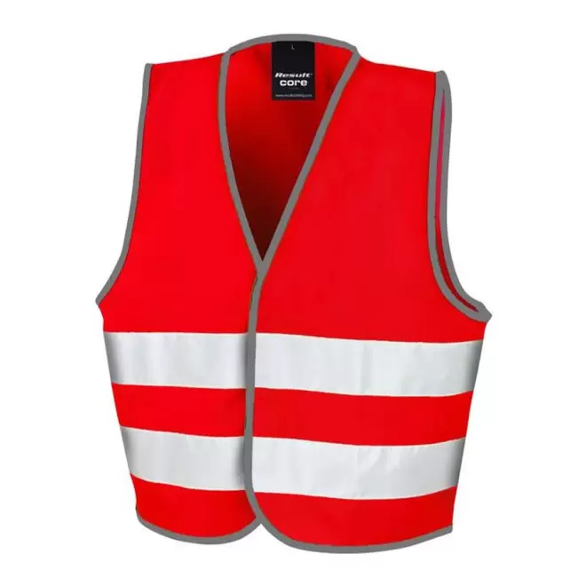 GILET DE SÉCURITÉ ENFANT PERSONNALISÉ 'ARMILLA KIDS' - rouge
