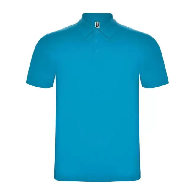 RAPIDE 4J - POLO MIXTE COULEUR PERSONNALISE 'ASTRALO' 180G/M2 - bleu turquoise