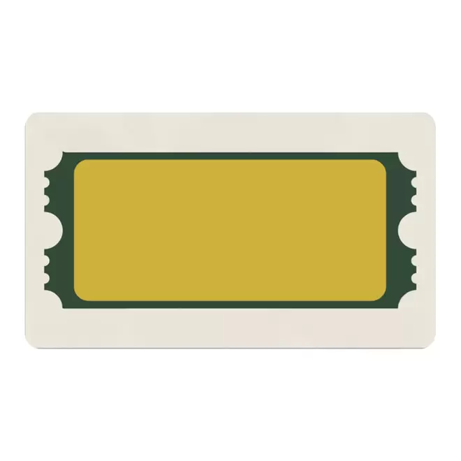 TICKET A GRATTER PERSONNALISABLE 'GRATIX' 8.5X5.4CM - 9 x 5 cm