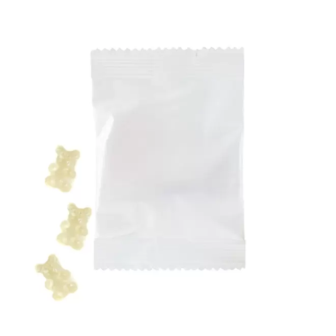 BONBONS GOMME DE FRUIT PERSONNALISEE 'WINNY UNI' - transparent