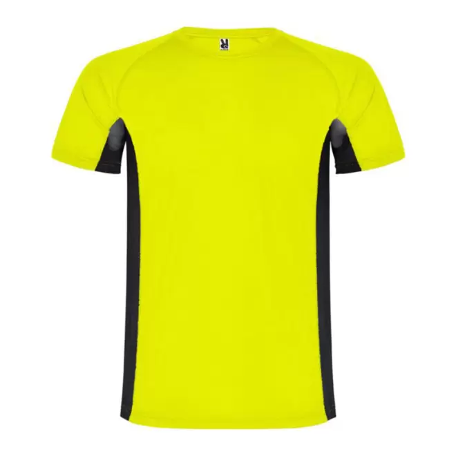 TEE-SHIRT DE SPORT PERSONNALISABLE 'SHANGHAI' - jaune/noir