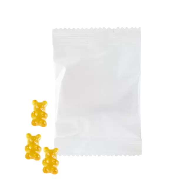 BONBONS GOMME DE FRUIT PERSONNALISEE 'WINNY UNI' - orange