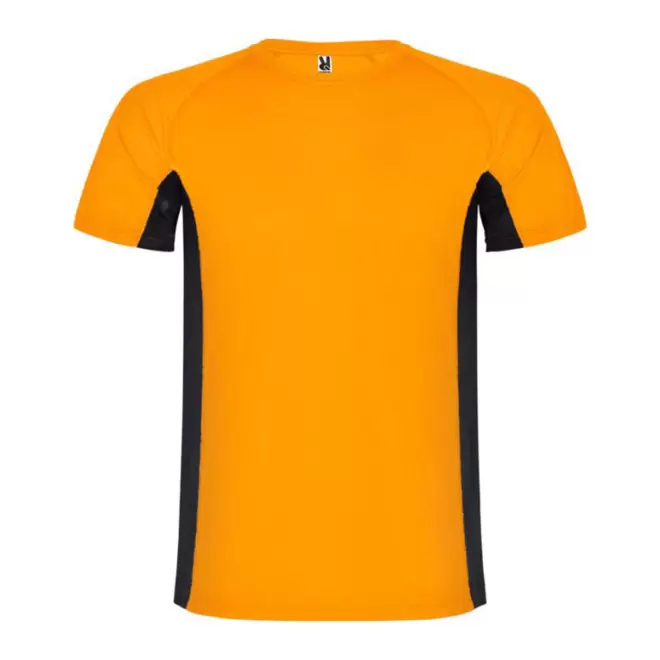TEE-SHIRT DE SPORT PERSONNALISABLE 'SHANGHAI' - orange/noir