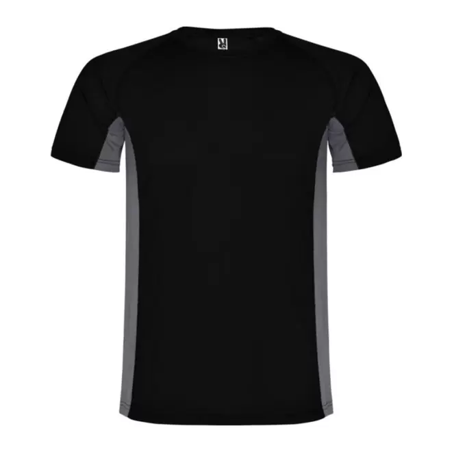 TEE-SHIRT DE SPORT PERSONNALISABLE 'SHANGHAI' - noir/gris